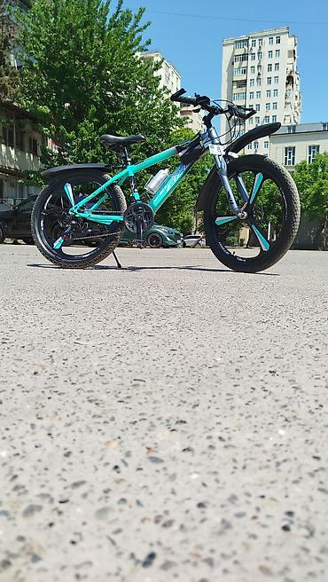 peridok velo: Dağ/şəhər tipli velosiped – Velo brendi, yaşıl-qara rəngdə - Güclü — 6
