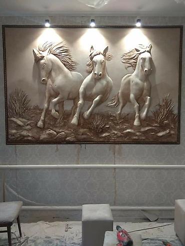 Панно: Барельеф, гипсовое панно — 12