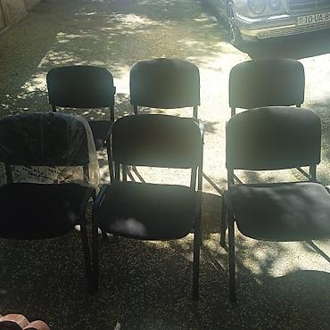 Ofis mebeli: Ofis/konfrans stulları dəsti 6 ədəddir hamısı bir yerdə bu qiymətə — 2