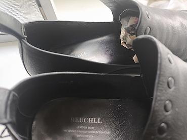 Мокасины и лоферы: Женские кожаные туфли-лоферы REUCHLL - Модель: slip-on, без шнуровки — 3