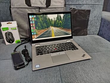 планшет ноутбук 2 в 1: Ноутбук, Lenovo, 16 ГБ ОЗУ, Intel Core i5, 14 ", Б/у, Для работы, учебы, память SSD