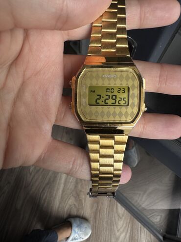 хочу купить часы: İşlənmiş, Qol saatı, Casio, rəng - Qızılı