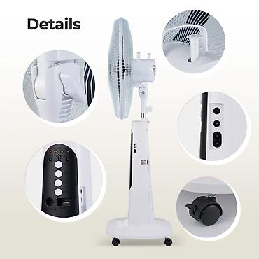 Ventilyatorlar: Ventilyator Yeni, Döşəməüstü, Pərli, Kredit yoxdur, Pulsuz çatdırılma — 4