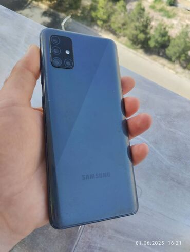 irşad samsung s25 ultra: Samsung Galaxy A51, 64 GB, rəng - Qara, Zəmanət, Sensor, Barmaq izi