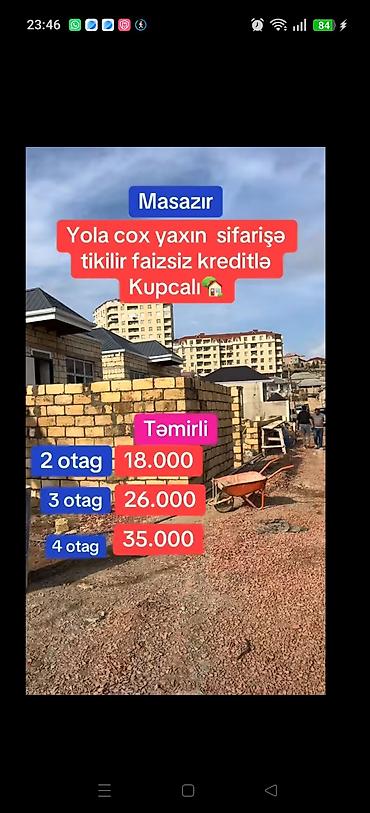susada gunluk evlər: Masazırda – yola çox yaxın fərdi yaşayış evlərinin sifarişi. - — 1