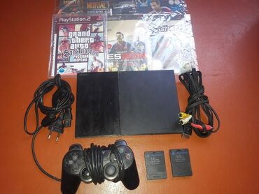 PS2 & PS1 (Sony PlayStation 2 & 1): Прадаю сони 2 в хорошем состоянии вместе телевизором 2700 сом