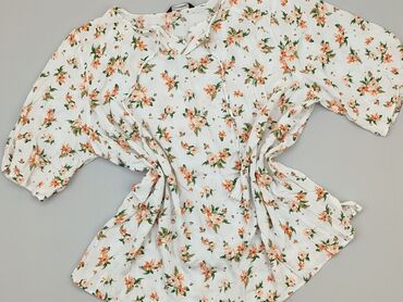 białe bluzki w kwiaty: Блуза жіноча, Lc Waikiki, 3XL, стан - Дуже гарний