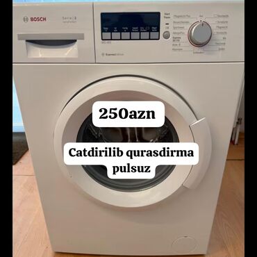 tikiş maşını averlok: Paltaryuyan maşın Bosch, 6 kq, Avtomat, Qurutmasız, Kredit yoxdur
