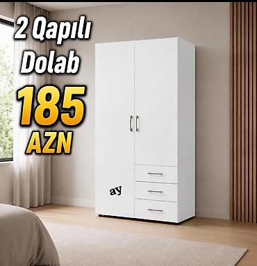 gen: Yeni, 2 qapılı, Siyirməli, Ağ, Açılan, Düz dolab — 1