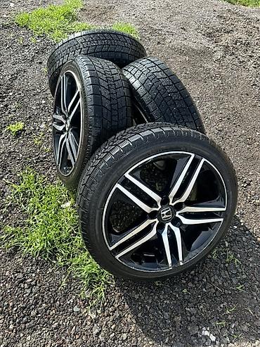 bbs rs: Комплект из 4 колес Honda на литых дисках R19 с зимними шинами. Есть — 1