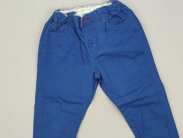 spodnie z wełną: Material trousers, 3-4 years, 98/104, condition - Very good