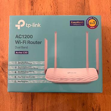 router qiyməti: Ev və ofislər üçün yüksək sürətli, tam orijinal və yeni TP-Link Wi‑Fi — 4