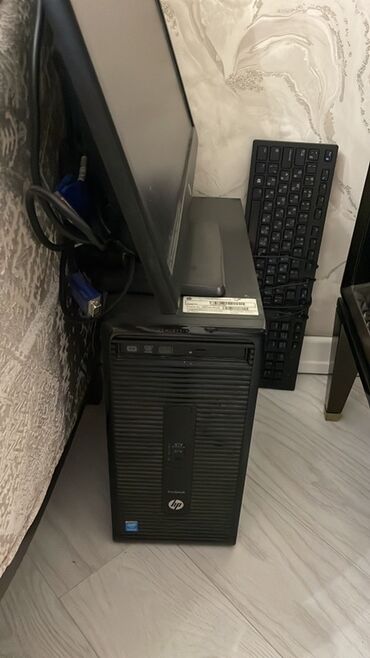 tp link model tl wn725n: HP stolüstü PC + monitor + klaviatura və HP noutbuk paketi Stolüstü