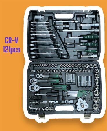 наборы ключи: Набор инструментов CR-V
Количество 121 предмет
Фирма: Автохит, Циклон