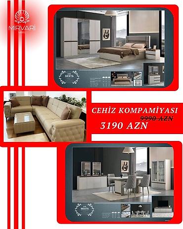 Sifarişlə yataq dəstləri: Mebel dəsti – “Mirvari” kolleksiyası Cehiz komplektləri müxtəlif — 4