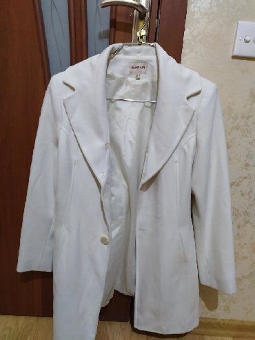 oversize qadın paltosu: Пальто цвет - Белый
