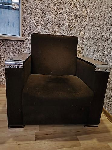 barber kreslosu: İşlənmiş, Divan, 2 kreslo, Bazasız, Açılan — 3