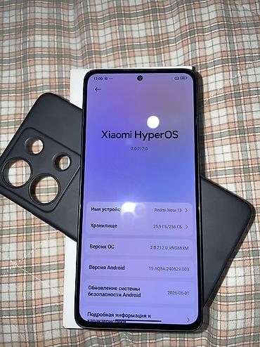 4k 4к: Redmi, Redmi Note 13, Б/у, 256 ГБ, цвет - Черный, 2 SIM — 5