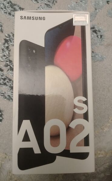 Samsung: Samsung Galaxy A02 S, 32 GB, rəng - Qara, Sensor — 7