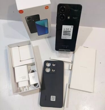 купить айфон 6 с бу: Redmi Note 13, 128 GB, rəng - Qara, Sənədlərlə