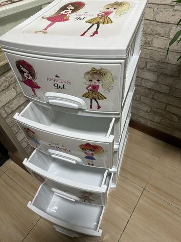 Комоды для одежды: Комод для одежды, Без зеркала, Другой материал, цвет - Белый — 7