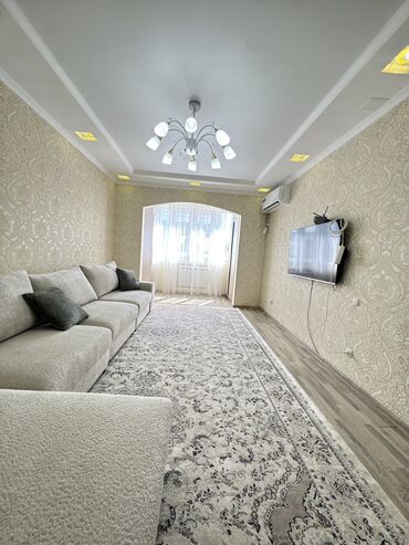 дом продаётся бишкек: 2 бөлмө, 68 кв. м, 106-серия жакшыртылган, 3 кабат, Евроремонт