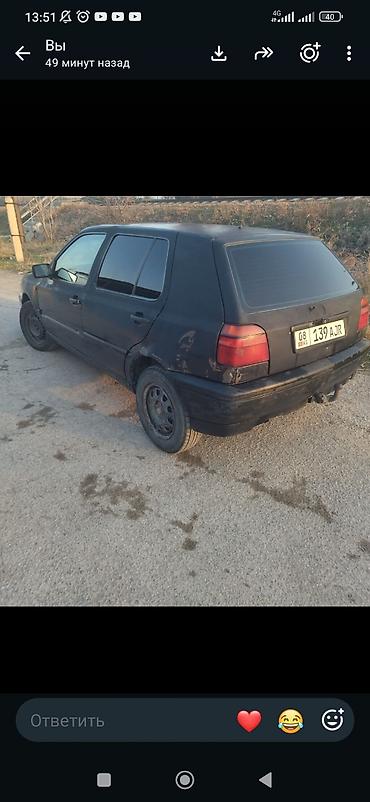 Транспорт: Volkswagen Golf: 1993 г., Механика, Хэтчбэк — 2