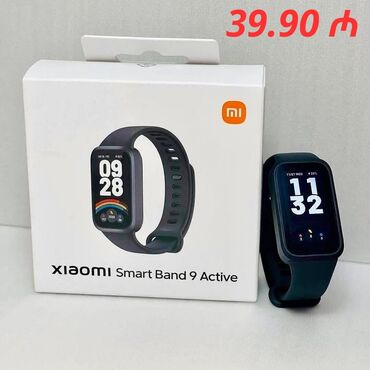 sovet saat: Yeni, Smart qolbaq, Xiaomi, Bildirişlər, rəng - Qara