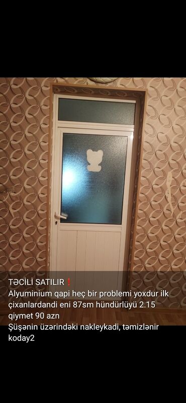 Plastik qapılar: Qapilar pəncərələr plasdik şekillerde qiymətlər məlumatlar unvan qeyd -da lalafo.az — 29 Plastik qapılar: Qapilar pəncərələr plasdik şekillerde qiymətlər məlumatlar unvan qeyd — 29