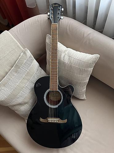 gitara akustik: Akustik gitara, Fender, 6 sim, İşlənmiş, Ünvandan götürmə — 4