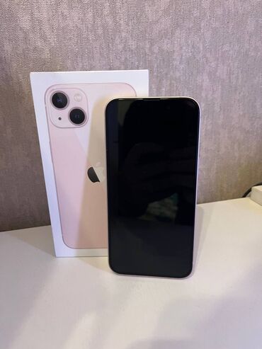 Apple iPhone: IPhone 13, 128 GB, Çəhrayı, Zəmanət, Simsiz şarj, Face ID