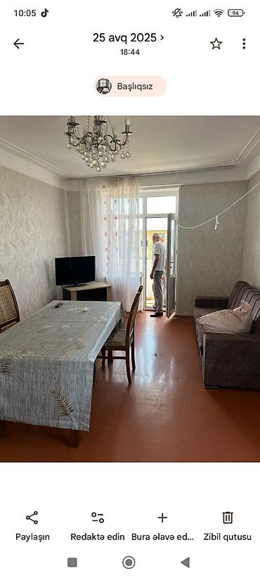 ramanıda kirayə ev: 4 otaqlı mənzil – işıqlı, balkonlu - Plan: ayrı-ayrı iki otaq, geniş — 2