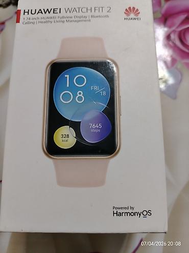 agilli saat: Məhsul: Huawei Watch Fit 2 (HarmonyOS) Xüsusiyyətlər: - 1.74 düym — 1