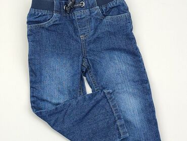 tanie mom jeans: Spodnie jeansowe, Lupilu, 2-3 lat, 92/98, stan - Bardzo dobry