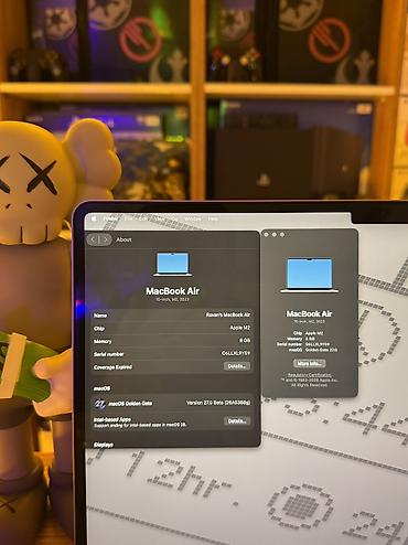 apple macbook air m1: 💻 MacBook Air M2 15” — 8GB / 256GB Böyük və keyfiyyətli 15” Liquid — 9