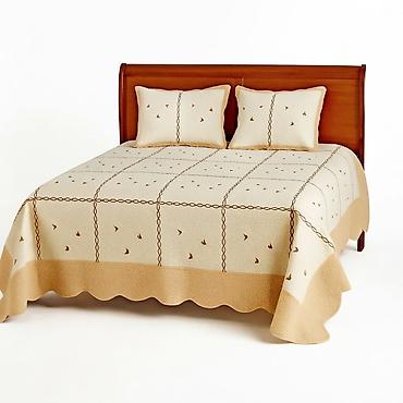 Стеганое покрывало с наволочками “Elegant Beige” Создайте атмосферу
