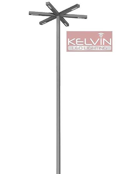 столб освещения: Декоративные уличные световые опоры MZD 3829 / Kelvin LED Lighting — 2