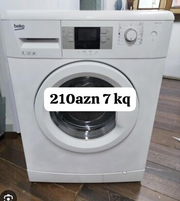 Soyuducular: Paltaryuyan maşın Beko, 7 kq, İşlənmiş, Avtomat, Qurutmasız, Kredit yoxdur
