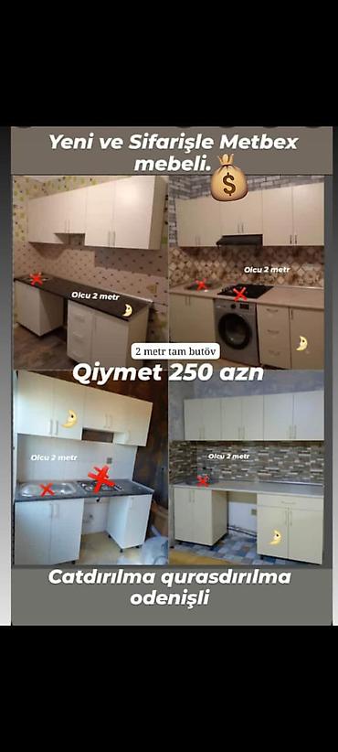 kuxna mebeli 2021: Mətbəx mebeli sifarişlə hazırlanır — 1