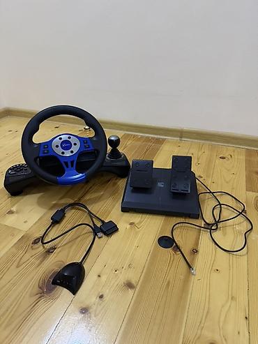 racing wheel: ICORE iC-RWP3000 Racing Wheel – 3‑in‑1 sükan seti (PS2/PS3/PC) — 5