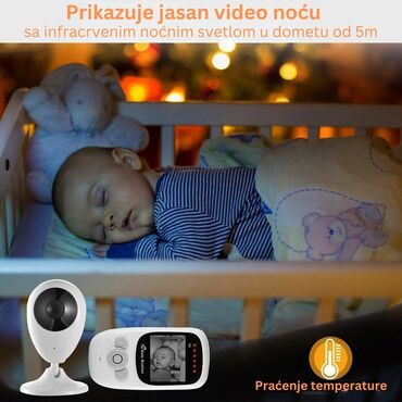 Kompleti za video nadzor: Video bebi monitor sa kamerom i LCD ekranom 2.4" - 2.4" — 9