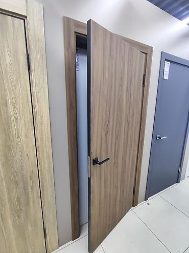 Балконные двери: Межкомнатная дверь с отделкой под натуральный шпон/ламинат тёплого — 3