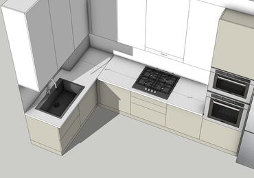 Кухонные гарнитуры: Кухонный гарнитур, Новый, В рассрочку, цвет - Бежевый, ДСП, Бесплатная доставка, Платная доставка, Самовывоз — 8