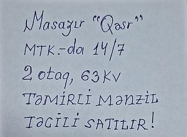 Yeni tikili: 2 otaqlı, Yeni tikili, 63 kv. m -da lalafo.az — 1 Yeni tikili: 2 otaqlı, Yeni tikili, 63 kv. m — 1