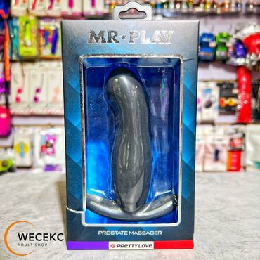 презервативы с шариками в аптеке цена: Черный вибростимулятор простаты "Mr. Play - Prostate Massager" с
