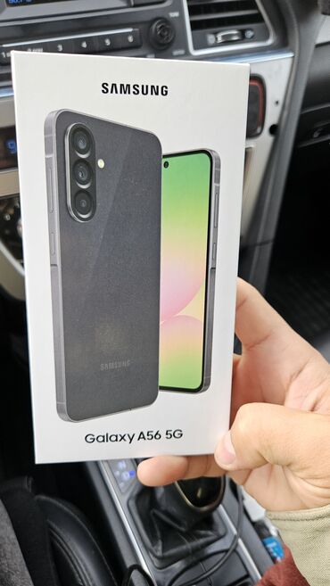 poco купить телефон: Samsung Galaxy A56, 256 ГБ, түсү - Боз, 2 SIM