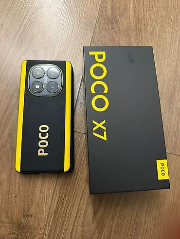 Poco X7, Б/у, 256 ГБ, цвет - Черный, 2 SIM