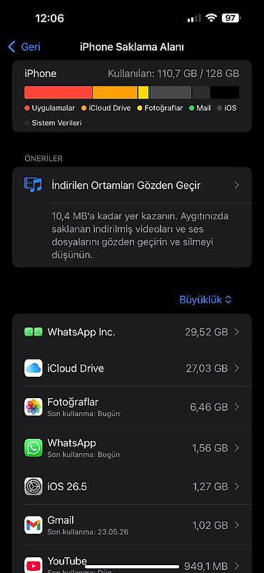 ref iphone satisi: IPhone 15 Plus, 128 GB, Black Titanium, Barmaq izi, Face ID, Simsiz şarj — 2