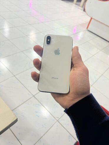 Apple iPhone: IPhone X, 64 GB, Ağ, Simsiz şarj