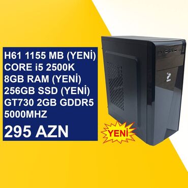 sistem blok: Sistem Bloku "Sarko DDR3 H61 1155 Core i5 2500K GT730 2GB GDDR5" ⭐Tək